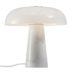 Tischleuchte GLOSSY, E27, IP20, weiß