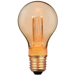 LED Leuchtmittel DECO A60 RETRO, E27, 2,3W, 1800K, 65lm, dimmbar, gold