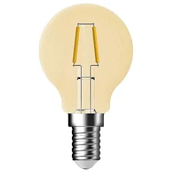 LED Leuchtmittel DECO G45, E14, 4,2W, 2500K, 400lm, dimmbar, gold