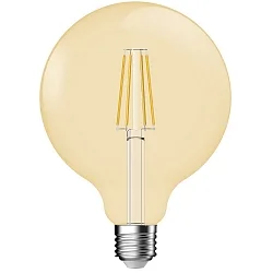 LED Leuchtmittel DECO G95, E27, 4,2W, 2500K, 400lm, dimmbar, gold