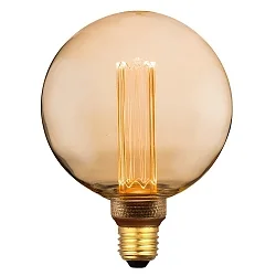 LED Lecuhtmittel DECO G125 RETRO, E27, 3,5W, 1800K, 120lm, dimmbar, gold