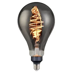 LED Leuchtmittel DECO PS160 SPIRAL, E27, 8,5W, 1800K, 200lm, dimmbar, rauchfarben