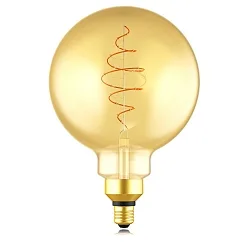 LED Leuchtmittel DECO G200 SPIRAL, E27, 7W, 2200K, 600lm, dimmbar, gold