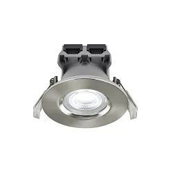 Outdoor LED Einbau-Downlight DON SMART, IP65, 4.7W RGB + 2200-6500K 320lm, Bluetooth steuerbar, dimmbar, nickel gebürstet