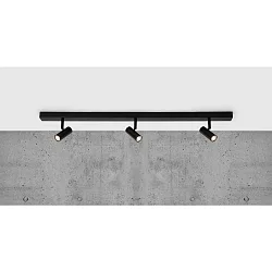 LED Deckenleuchte OMARI Spot Schiene, 3-flammig, 3,2W, 2700K, schwarz