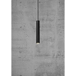 LED Pendelleuchte OMARI, 3,2W, 2700K, schwarz
