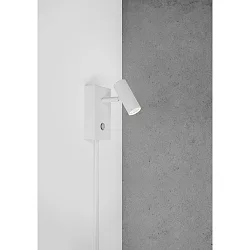 LED Wall luminaire OMARI, 3,2W, 2700K, white