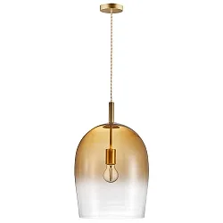 Pendant luminaire UMA 30, E27, amber