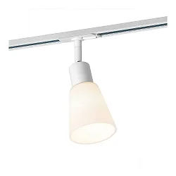 Spot COLE für Stromschiene LINK, E14, IP20, weiß/opal