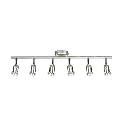 Nordlux Wand-/Deckenleuchte AVENUE 6 GU10, IP20, gebürsteter Stahl