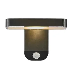 LED Outdoor Wandleuchte RICA SQUARE, 5W, 3000K, IP44, schwarz