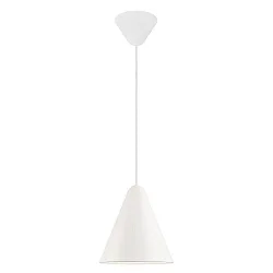 Pendant luminaire NONO 23,5, E27, white