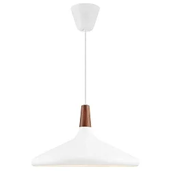 Pendant luminaire NORI 39, E27, white