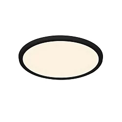 LED Bad-Deckenleuchte OJA 29 CCT, IP54, 15W 3000/4000K (DIP) 1700lm 120°, schwarz