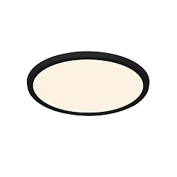 LED Bad-Deckenleuchte OJA 29 CCT DIM, IP54, 17W 3000/4000K 1700lm 120°, dimmbar, schwarz