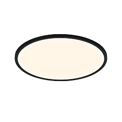 LED Bad-Deckenleuchte OJA 42, IP54, 24W 3000/4000K 2200lm 120°, dimmbar, schwarz
