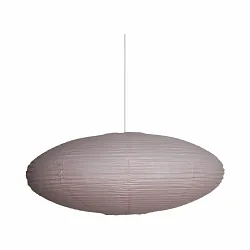 Leuchtenschirm für  Pendelleuchte VILLO, Ø60 x H25cm, Reispapier, staubrosa