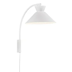 wall luminaire DIAL E27 IP20, white 