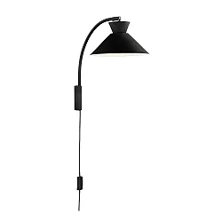 wall luminaire DIAL E27 IP20, black 