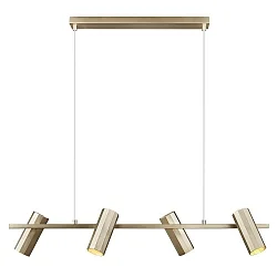 Pendelleuchte ALANIS, 4-flammig, 4x GU10, IP20, messing