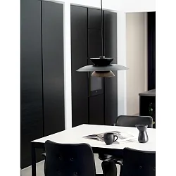pendant luminaire CARMEN E27 IP20, black matt 