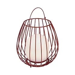 Battery lamp JIM TO-GO with switch, with USB connection IP54, red dimmable