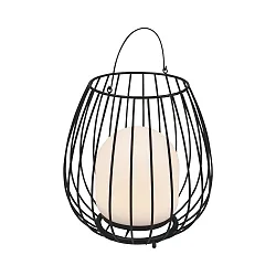Battery lamp JIM TO-GO with switch, with USB connection IP54, black dimmable