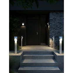 outdoor wall luminaire PONTIO 15 GU10 IP54, white 