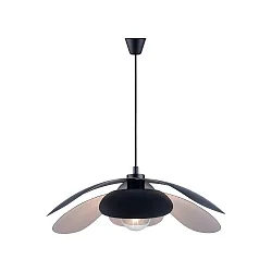 pendant luminaire MAPLE 55 E27 IP20, black 