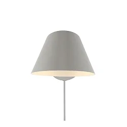 wall luminaire STAY SHORT E27 IP20, grey 