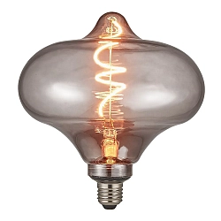 LED Filament-Leuchtmittel DECO G186 LANTERN, E27, 4W 1700K 100lm, dimmbar, rauchfarben