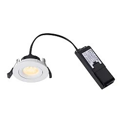 LED Einbaustrahler ALIKI, 38°, 8W, 2700K, IP44, dimmmbar, weiß