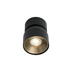 Deckenstrahler PITCHER, GU10, IP20, dimmbar, schwarz