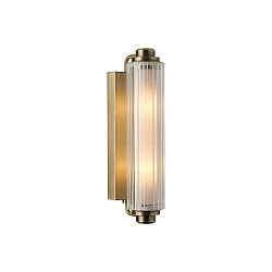 wall luminaire NIMAL E14 IP44, brass dimmable