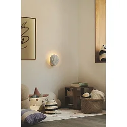 Wandleuchte KONCHI, E14, IP20, weiß