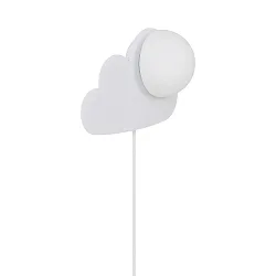 Kinderzimmerleuchte SKYKU CLOUD Wandleuchte, E14, IP20, weiß