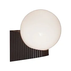 Außenwandleuchte HAYLEY, E27, IP44, metallisch braun