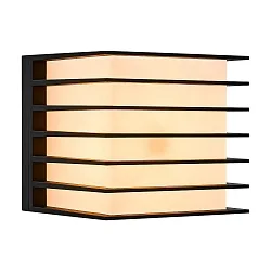 Außenwandleuchte FLUCTUS 13, E27, IP44, schwarz