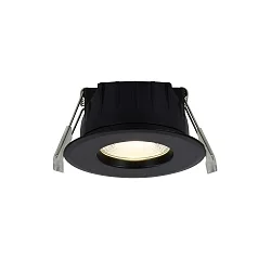 LED Einbaustrahler ROSALEE, 36°, 7W, 2700/3000/4000K, 600lm, CRI>80, IP65, dimmbar, schwarz
