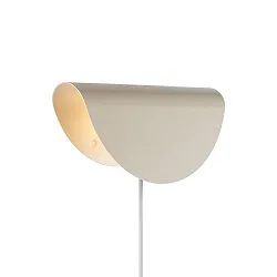 Wandleuchte MODEL, E14, IP20, beige