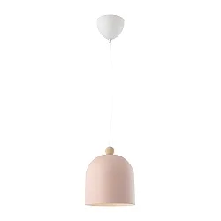 pendant luminaire GASTON E27 IP20, soft pink dimmable