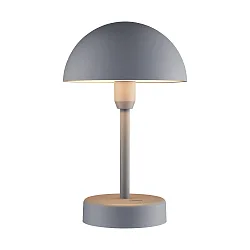 LED-Akku Tischleuchte ELLEN TO-GO, IP44 IK02, 2.8W 3000K 300lm, 3-stufige MoodmakerTM Dimmung, mit IP-Ladestation, grau