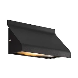 Outdoor Wandleuchte TADAS, E14, IP54, dimmbar, schwarz