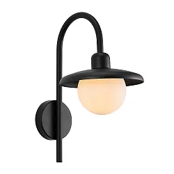 Outdoor Wandleuchte BERLO, E27, IP44, dimmbar, schwarz