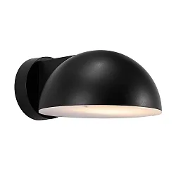 Outdoor Wandleuchte CLARSO, E27, IP44, dimmbar, schwarz