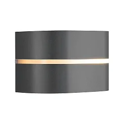 wall luminaire SIBELIS UP/DOWN E27 IP44, anthracite dimmable