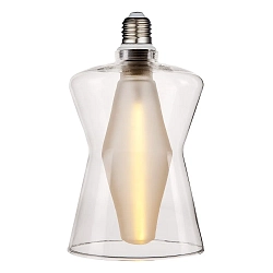 LED Filament-Leuchtmittel DECO CONE 15, IP20, E27, 4.1W 2700K 320lm, dimmbar, klar