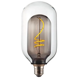 LED Filament-Leuchtmittel DECO T95 BSF, IP20, E27, 4.1W 1800K 100lm, dimmbar, rauchfarben