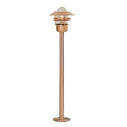 Outdoor Standleuchte BLOKHUS, IP54, E27 max. 60W, mit Ring-Lamellen