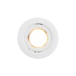 LED Einbaustrahler MONOLO, 3er Set, 36°, 4,8W, 3000K, 70/230/450lm, IP20, IK03, dimmbar, weiß